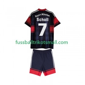 Fußballtrikots Bayern München Scholl 7 1999 Retro Kinder 1997 Kurzarm Heimtrikotsatz kaufen